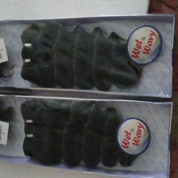 💯 Tangle free natural Human hair SHE  extensions Deep WAVING 8" no"2 - Picture 2 of 3